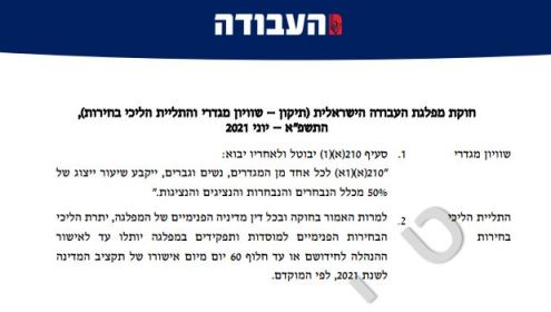 חוקת מפלגת העבודה